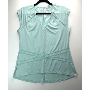 Eleven by Venus Williams Sugoi Sleeveless Cycling Jersey Top Green Women Large